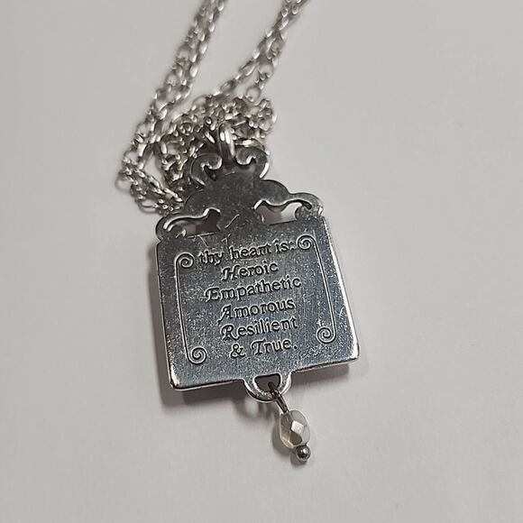 Brighton HEROIC HEART Silver Gold Pedant Necklace - Picture 5 of 5